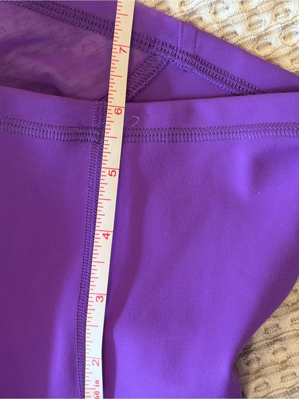 Lululemon Purple Women’s Wunder Train Mesh Panel High-Rise Athletic Shorts